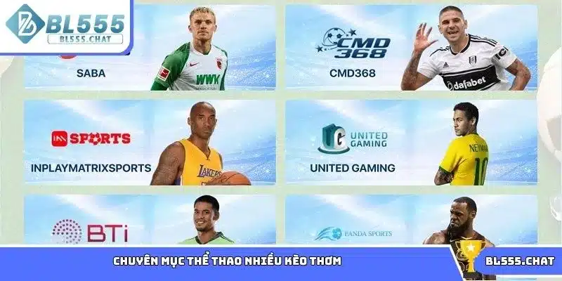 Chuyên mục thể thao nhiều kèo thơm